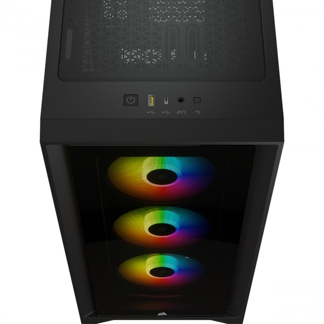 Corsair iCUE 4000X RGB Tempered Glass Black (CC-9011204-WW)