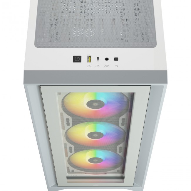 Corsair iCUE 4000X RGB Tempered Glass White (CC-9011205-WW)