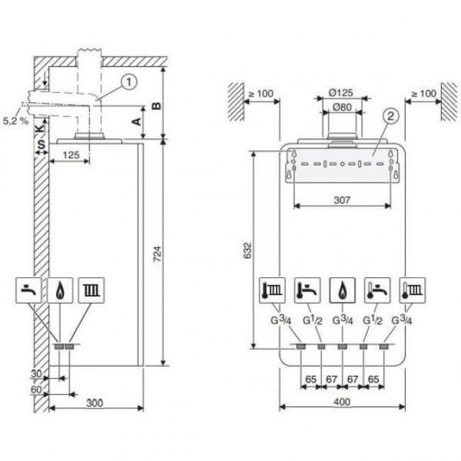 Bosch Condens 2300i W GC2300iW 24/30 C 23 (7736902153)