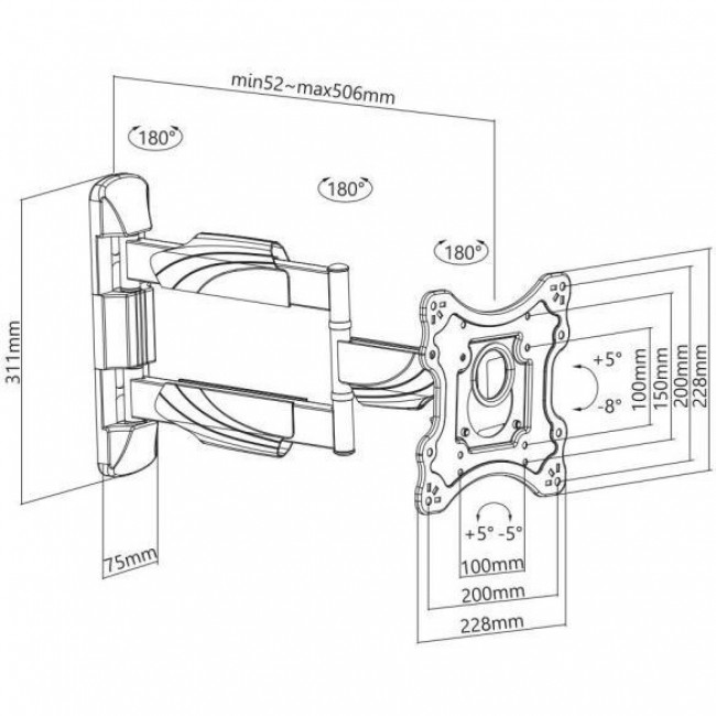 Brateck KMA28-223L