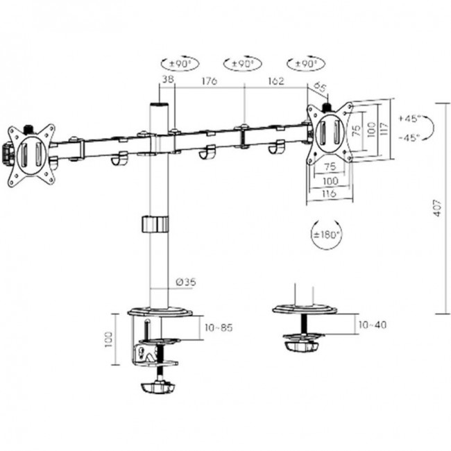 Brateck LDT66-C024