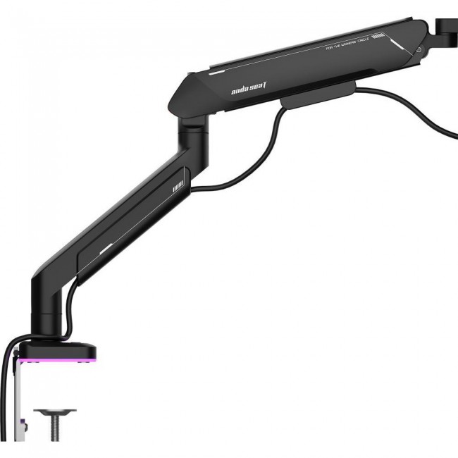 Anda Seat Stealth Pro II RGB 17"-42" Black (AD-W-A9X-1S-BB)