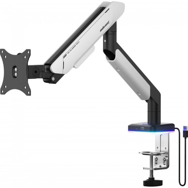 Anda Seat Stealth Pro II RGB 17"-42" White (AD-W-A9X-1S-BW)