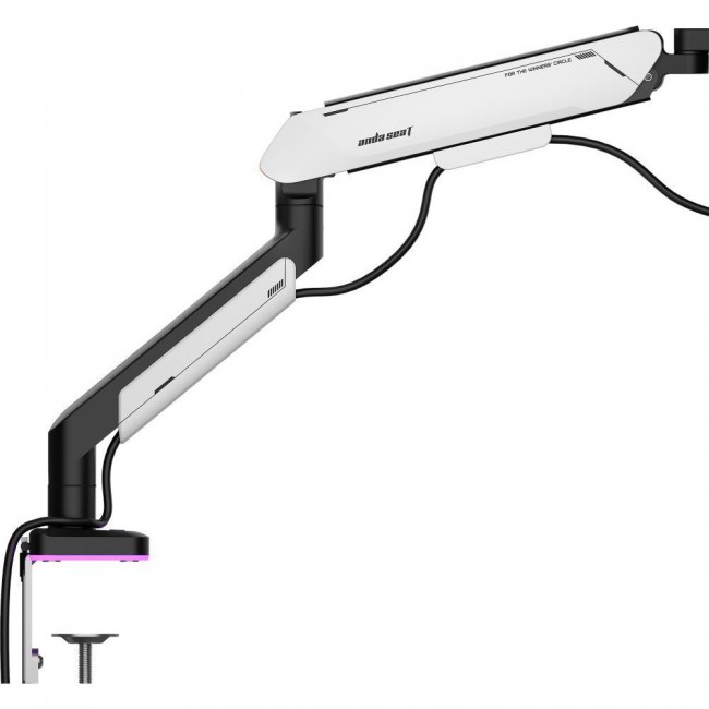 Anda Seat Stealth Pro II RGB 17"-42" White (AD-W-A9X-1S-BW)