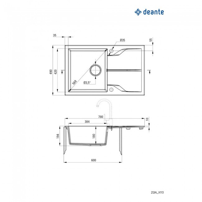 Deante Andante ZQN N113