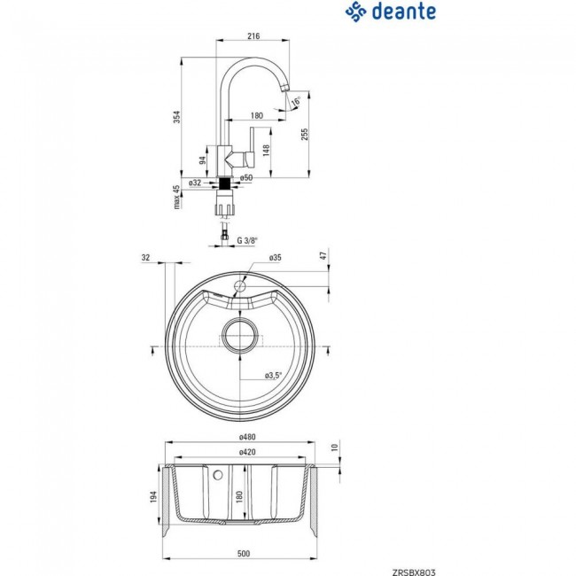 Deante Fiesta ZRS 2803
