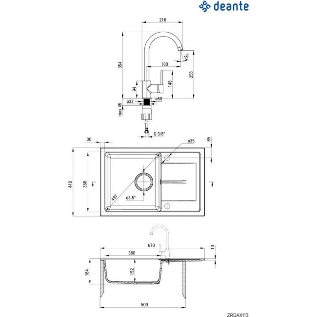 Deante Leda ZRDA7113