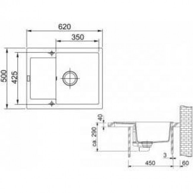 Franke Maris MRG 611-62 114.0381.006