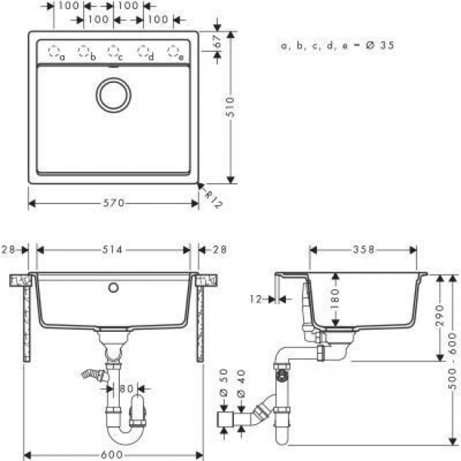 Hansgrohe S520-F510 (43359290)