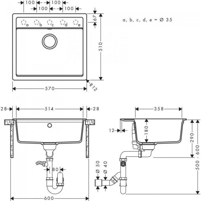 Hansgrohe S520-F510 (43359290)