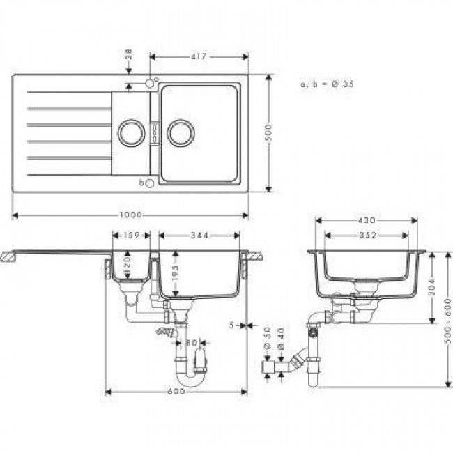 Hansgrohe S52 S520-F530 43357170