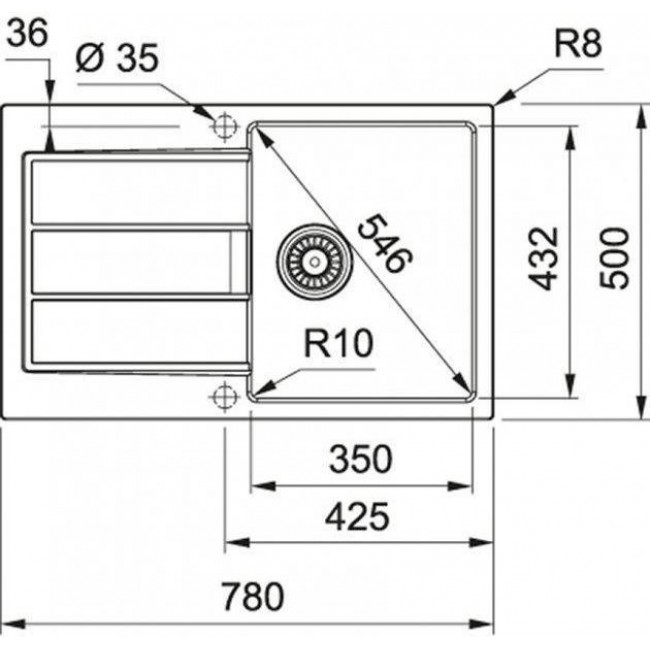 Franke Sirius S2D 611-78 143.0621.190