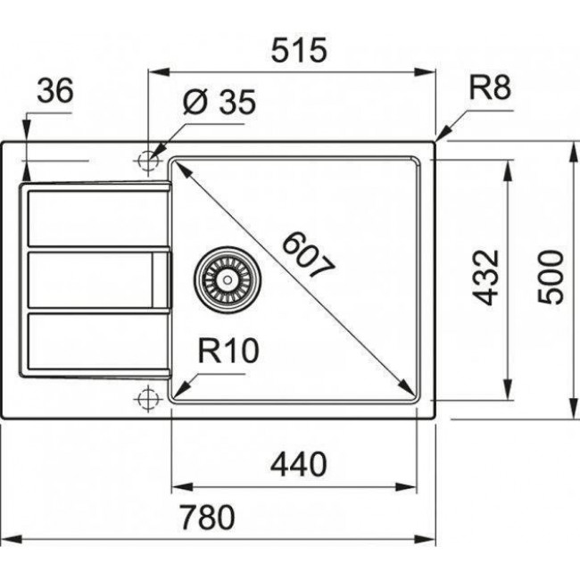 Franke Sirius S2D 611-78 XL 143.0621.339