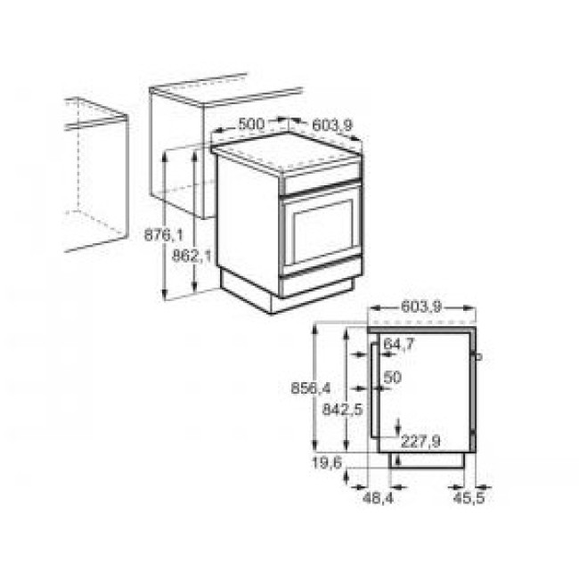 Кухонная плита Electrolux LKG504000X