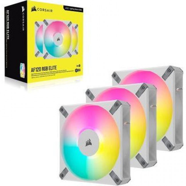 Corsair AF120 RGB Elite White Triple Pack (CO-9050158-WW)