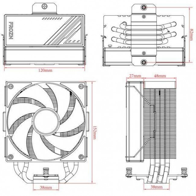 ID-COOLING Frozn A410 ARGB Black