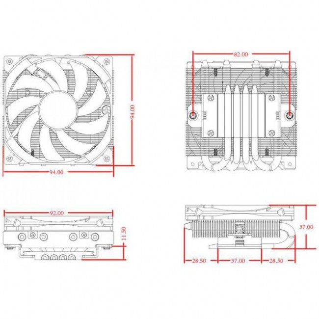 ID-COOLING IS-37-XT Black