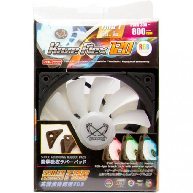 Scythe Kaze Flex 120 RGB PWM Low (SU1225FD12LR-RDP)