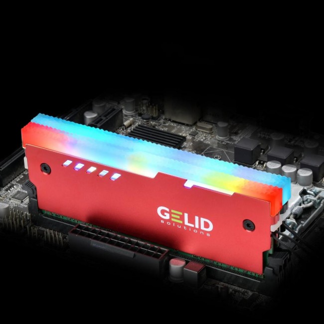 GELID Solutions Lumen RGB RAM Memory Cooling Red (GZ-RGB-02)