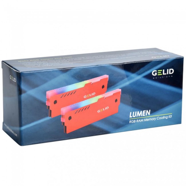 GELID Solutions Lumen RGB RAM Memory Cooling Red (GZ-RGB-02)