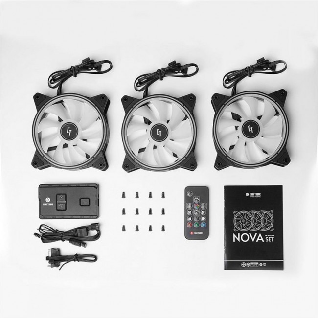 Chieftec Nova Set 3-Pack (NF-3012-RGB)
