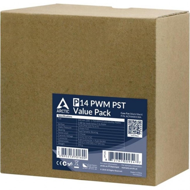 Arctic P14 PWM PST 5-pack (ACFAN00138A)