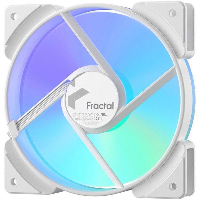Fractal Design Prisma AL-12 PWM ARGB White (FD-FAN-PRI-AL12-PWM-WT)
