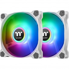 Thermaltake Pure Duo 12 ARGB Sync Radiator Fan 2-Fan Pack White (CL-F097-PL12SW-A)