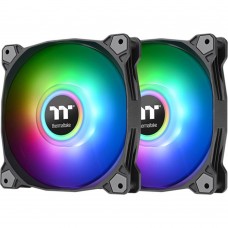 Thermaltake Pure Duo 14 ARGB Sync Radiator Fan 2-Fan Pack Black (CL-F116-PL14SW-A)