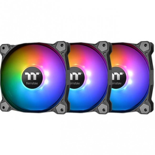 Thermaltake Pure Plus 12 RGB Radiator Fan TT Premium Edition 3-Pack (CL-F063-PL12SW-A)