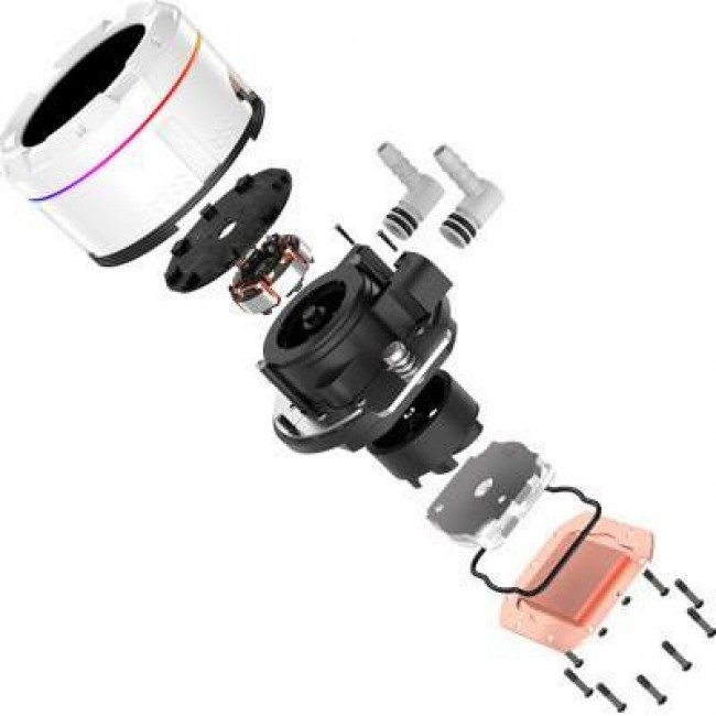 ID-COOLING Space LCD SL240 White