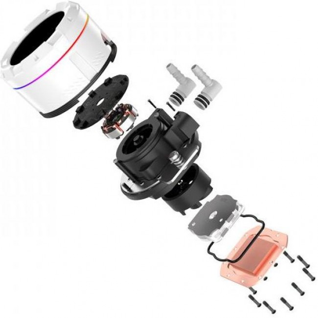 ID-COOLING Space LCD SL240 XE White