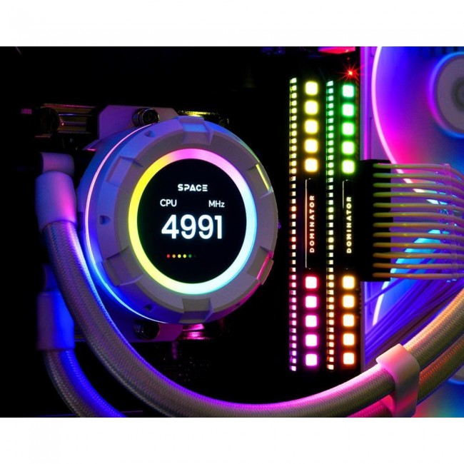 ID-COOLING Space LCD SL360 White