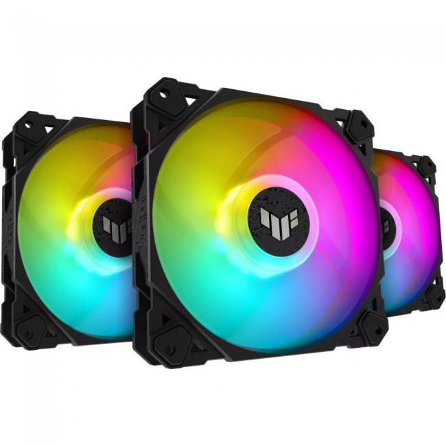 ASUS TUF Gaming TF120 ARGB Fan - Triple Fan Kit with ARGB Controller (90DA0030-B09030)