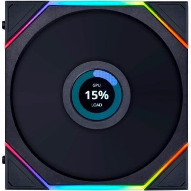 Lian Li Uni Fan TL LCD 120 Black 3-Pack (G99.12TLLCD3B.00)