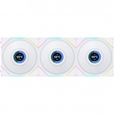 Lian Li Uni Fan TL LCD 120 White 3-Pack (G99.12TLLCD3W.00)