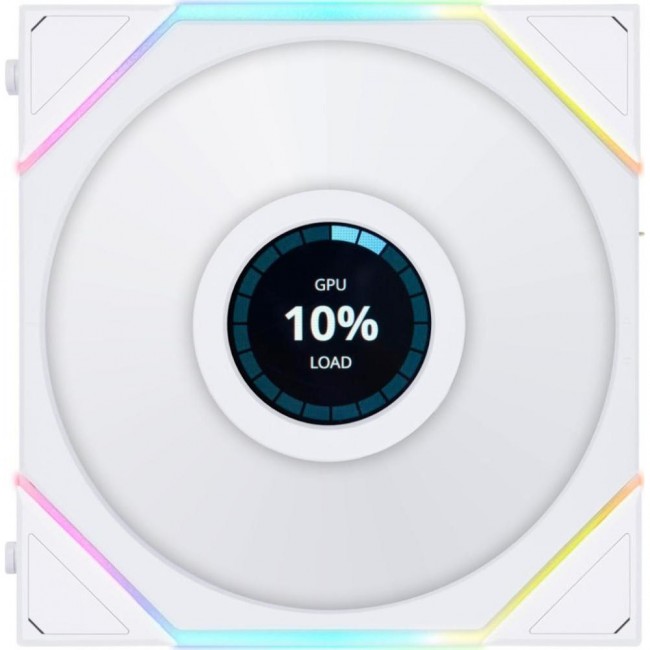 Lian Li Uni Fan TL LCD 120 White 3-Pack (G99.12TLLCD3W.00)