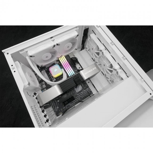 Corsair iCUE H100i RGB Elite Liquid CPU Cooler White (CW-9060078-WW)
