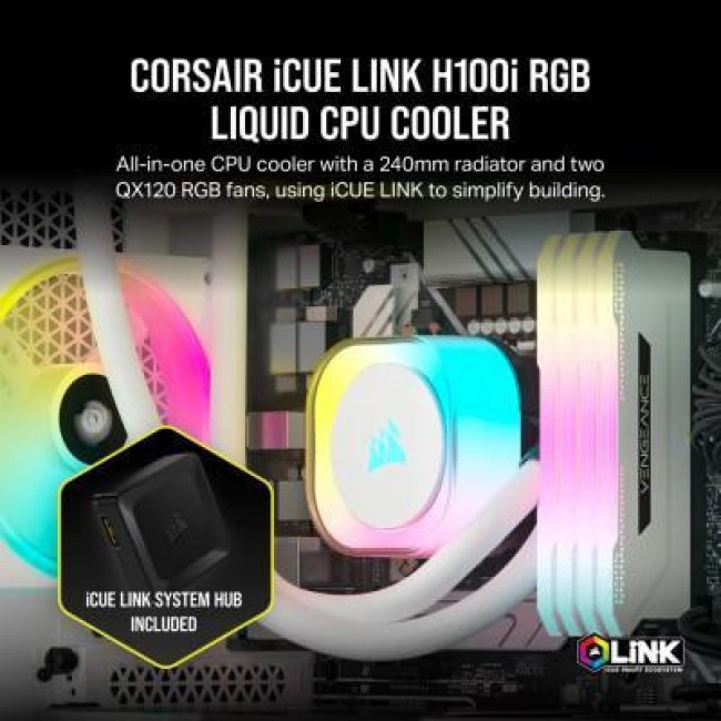 Corsair iCUE LINK H100i RGB White (CW-9061005-WW)