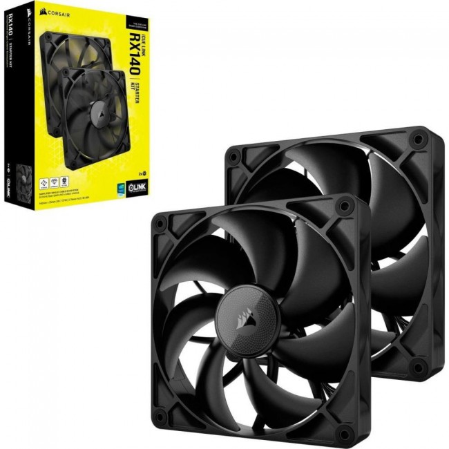 Corsair iCUE LINK RX140 140mm PWM Fan Twin Starter Kit (CO-9051012-WW)