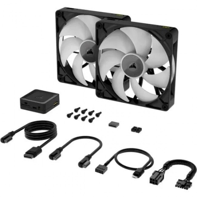 Corsair iCUE LINK RX140 RGB 140mm PWM Fan Twin Starter Kit (CO-9051020-WW)