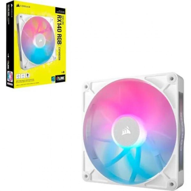 Corsair iCUE LINK RX140 RGB 140mm PWM White (CO-9051023-WW)