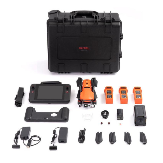 Профессиональный дрон с тепловизором и RTK модулем. AUTEL EVO II Dual Rugged Bundle 640T RTK V3 Orange (102001511)