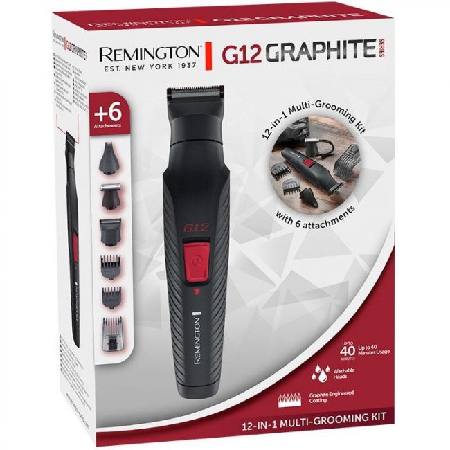 Remington PG2120 G10 Graphite 12-in-1 Multigrooming Kit (43324530100)