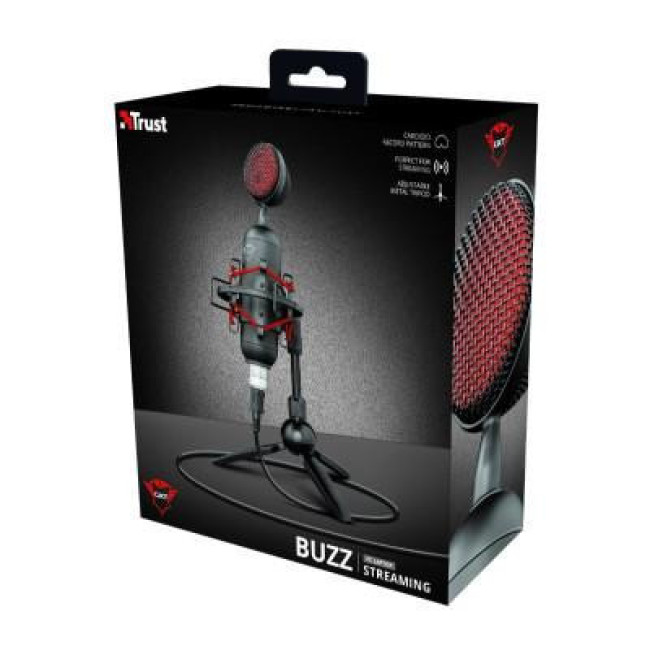 Микрофон для ПК / для стриминга, подкастов Trust GXT 244 Buzz USB Streaming Microphone (23466)