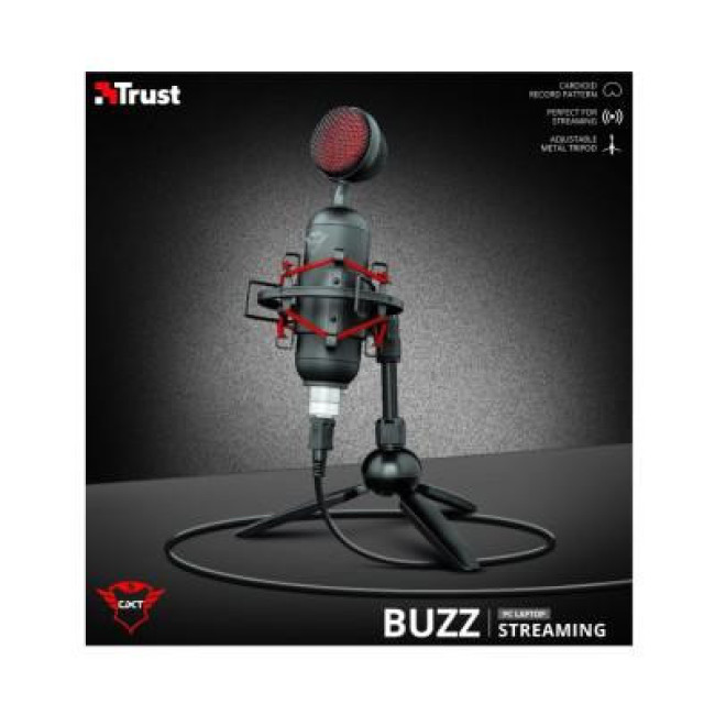 Микрофон для ПК / для стриминга, подкастов Trust GXT 244 Buzz USB Streaming Microphone (23466)