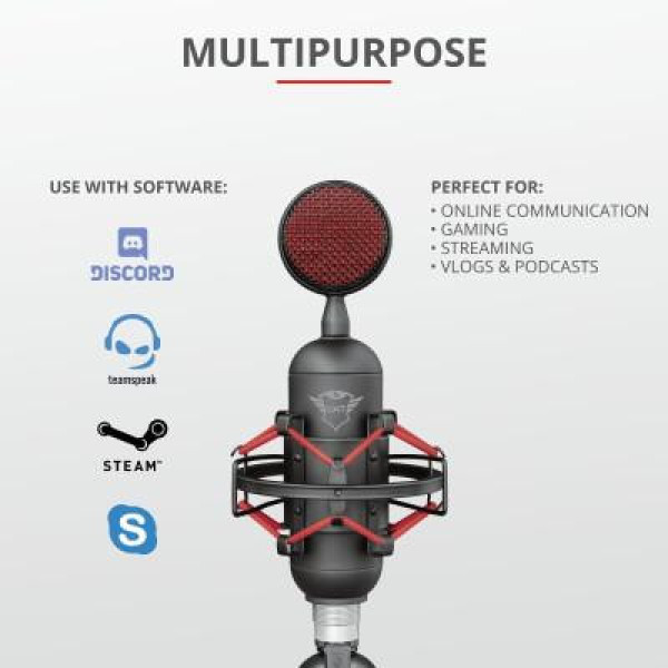 Микрофон для ПК / для стриминга, подкастов Trust GXT 244 Buzz USB Streaming Microphone (23466)
