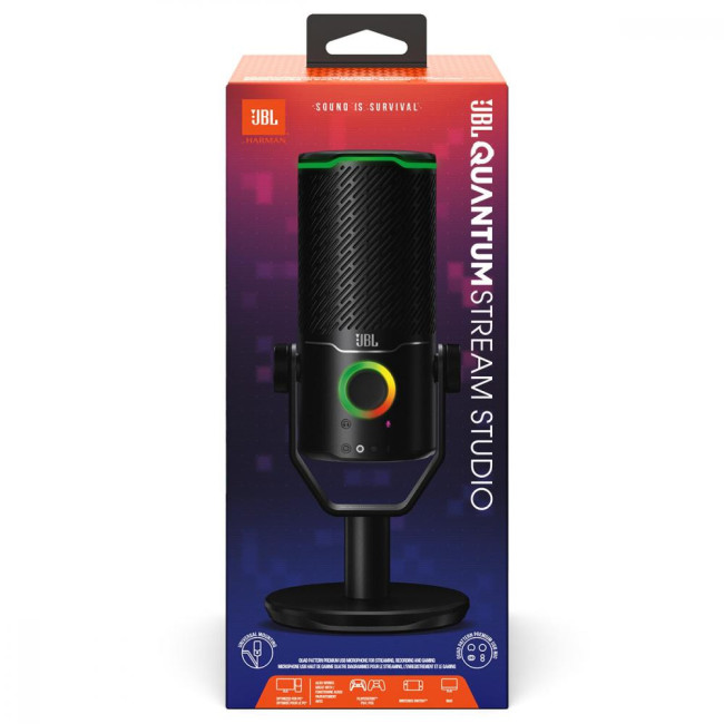 Микрофон JBL Quantum Stream Studio (JBLSTRMSTUDIOBLK)