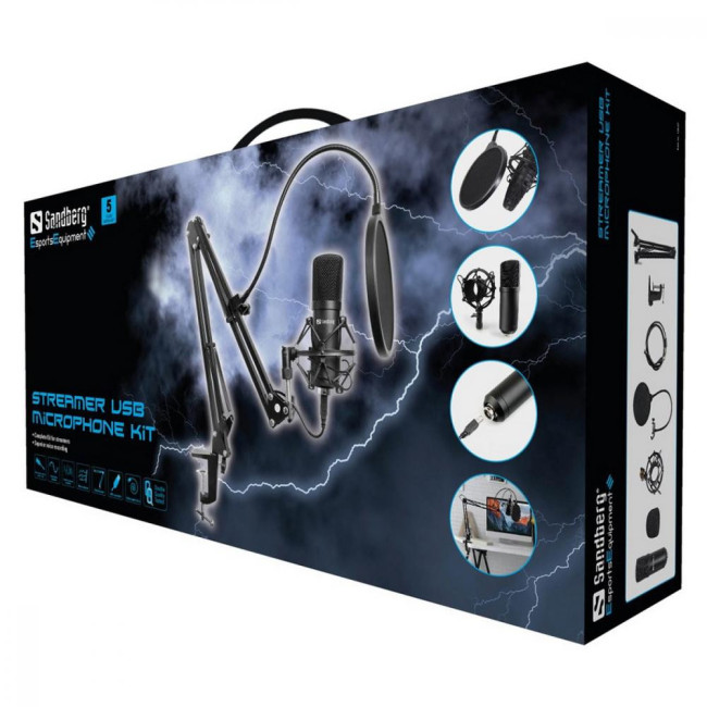 Микрофон Sandberg Streamer Kit USB (126-07)