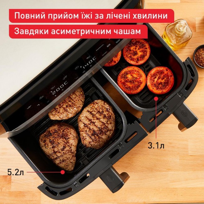 TEFAL Dual Easy Fry&Grill Air Fryer EY905D10